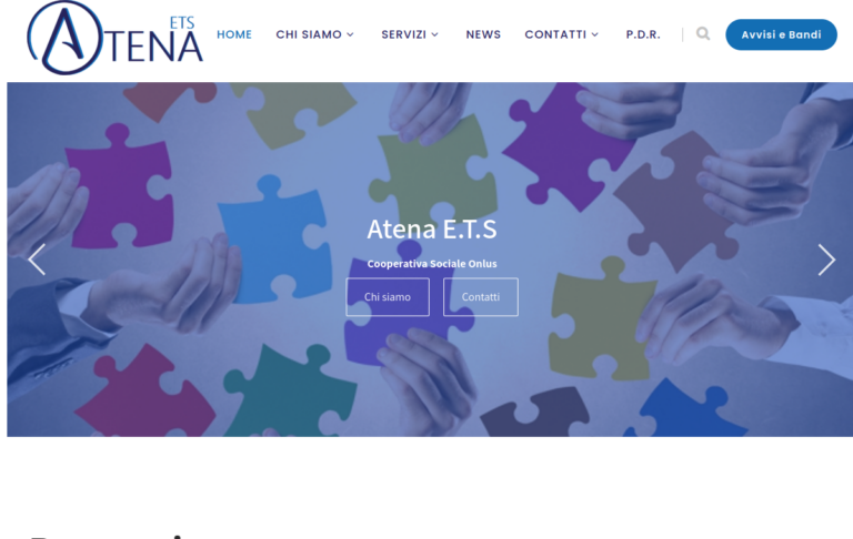 Il sito di Atena ETS